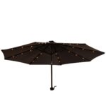Grey LED Premium Parasol Round 2.7m - Image 2