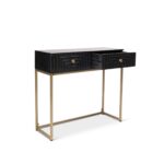 Outlet - Rayna Black Mango Wood 2 Drawer Console Table - Image 13