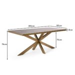 Rayna Jet Black Dining Table - Image 14