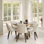 Rayna Jet Black Round Dining Table - Image 2