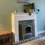 Ember 110cm Fireplace Surround - Snow White - Image 3