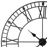 Riseley Large Skeleton Wall Clock - Black - Image 6