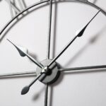 Riseley Large Skeleton Wall Clock - Black - Image 3