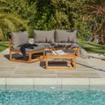 Rowan Grey Chair with 2-Seater Sofa & Coffee Table Set
