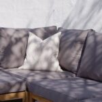 Rowan 4 Seater Wooden Garden Corner Sofa with Coffee Table - Grey - Image 8