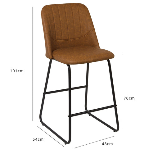 Sheffield bar stool - tan