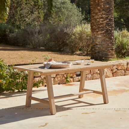 Shiro Wooden Rectangular Garden Dining Table
