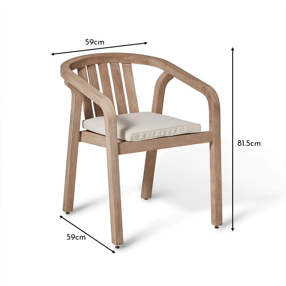 Outlet - Shiro Wooden Garden Chair - Set of 2 1 shiro chair 1845a325 727c 428c 99e1 cc05490cb758 Outlet - Shiro Wooden Garden Chair - Set of 2