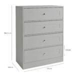 Stevie Bedroom Furniture Set - Grey - Image 10