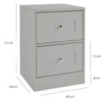 Stevie Bedroom Furniture Set - Grey - Image 11