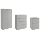 Stevie Bedroom Furniture Set - Grey - Image 8