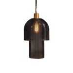 Sutton 42cm Pendant Light - Smoked Glass - Image 2