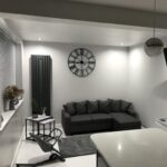 Tracy Corner Sofa - Grey Linen with Black Legs - Image 3