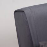 Outlet - Una Double Sprung Sofa Bed - Grey - Velvet - Image 10