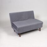 Outlet - Una Double Sprung Sofa Bed - Grey - Velvet - Image 7