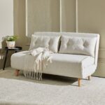Outlet - Una Double Sprung Sofa Bed - Oatmeal