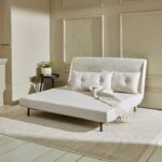 Outlet - Una Double Sprung Sofa Bed - Oatmeal - Image 3