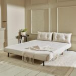 Outlet - Una Double Sprung Sofa Bed - Oatmeal - Image 4