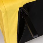 Una 2 Seater Double Sofa Bed - Yellow Velvet - Image 8