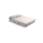 Outlet - Una Double Teddy Sprung Sofa Bed - Warm White - Image 15