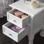 White Bedside Tables Fully Assembled - Set of 2 - Image 2