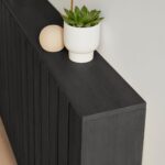 Outlet - Willow Small Radiator Cover - Black Oak - Image 3