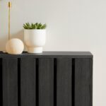 Willow Large Radiator Cover - Black Oak - Image 3