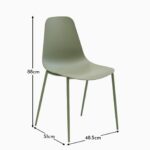 Outlet - Wren Dining Chairs - Set of 4 -  Green - Image 9