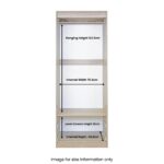 Talland 2 Door 2 Drawer Wardrobe - Image 22
