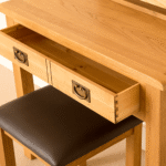 Lanner Oak Dressing Table Set - Image 4