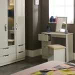 Beckett Gloss Dressing Table with Stool - Image 2