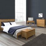 Alba Oak Double Wardrobe with Drawer - Image 4