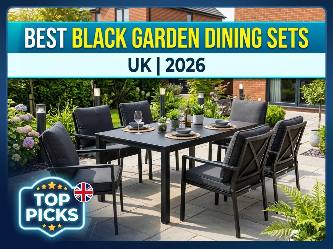 Best Black Garden Dining Sets UK 2026