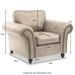 Edward Faux Leather Armchair - Image 25