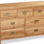 Zelah Oak 3 over 4 Chest of Drawers - Image 4