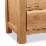 Zelah Oak 3 over 4 Chest of Drawers - Image 5