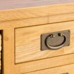 Surrey Oak Coffee Table with Baskets - Image 5