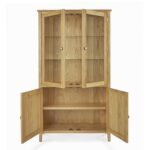 Alba Oak Display Cabinet - Image 4