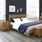 Alba Oak Narrow Bedside Table - Image 2