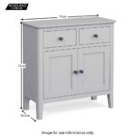 Elgin Grey Mini Sideboard - Image 11