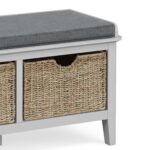 Elgin Grey Storage Bench - Image 4