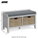 Elgin Grey Storage Bench - Image 9