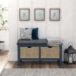 Stirling Blue Storage Bench - Image 2