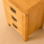 Lanner Oak Bedside Table - Image 7