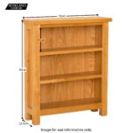 Lanner Oak Small Bookcase - Image 7