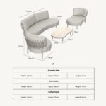 Koko 5 Seater Lounging Set - Image 11