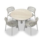 Koko 4 Seater Dining Table & Chairs - Image 5