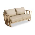 Lucca 5 Seater Acacia Lounging Set with Coffee Table - Image 6