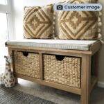 London Oak Hall Bench - Image 3