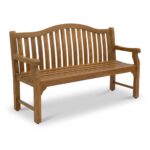 Maria 180cm 3 Seater Acacia Garden Bench - Image 2